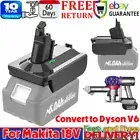 Battery Adapter for Makita 18V Battery Converter to Dyson V6 Battery DC58 Animal