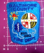 Baltimore County Maryland Fire Department patch