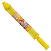 Pusher Type Fun Firework Water-Jet Spray Toy for Kids Portable Fun Water Spray Props for Kids Adults for Kids Adults Yellow
