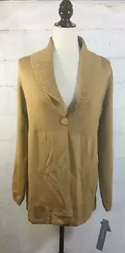 JM Collection Medium Women's Cardigan Open Front Sweater One button