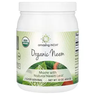 [iHerb] Amazing India Organic Neem, 16 oz (454 g)