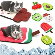 Dog Cooling Mat & Pet Bed Ice Silk Self Cooling Pad Washable Summer Blanket