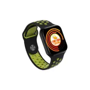 F8 Multifunctional Waterproof Blood Pressure Sleep Monitoring Smart Watch Black Green