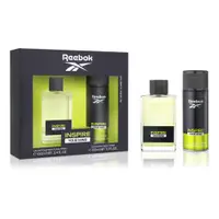 在飛比找PChome24h購物優惠-REEBOK 超越自我男性淡香水經典限量版禮盒(淡香水100