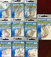 Gamakatsu Octopus Hook Nickel Sizes Choose Free Ship Catfish Saltwater Drop