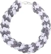 ibasenice Parrot Climbing Rope Swing Durable Perch for Birds for Parrots Cockatiels and Reptiles Handmade with Stable Buckle Hooks