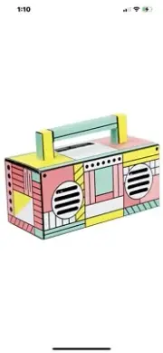 Portable Retro Bluetooth Speaker, Flamingo, FM Transmitter,Micro-USB charging