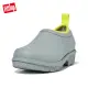 【FitFlop】WONDERCLOG NEON-POP WATERPROOF RUBBER CLOGS輕量雨鞋-女(冷藍色)