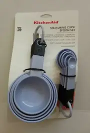 Kitchen Aid 4 Cup & 5 Spoon Measuring Set - Lavender (NEW) KE475OHLVA