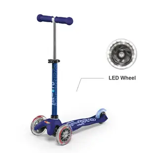 【Micro 滑板車】Mini Deluxe LED發光輪 - 紫色