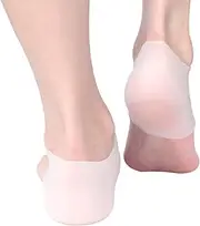 Silicone Gel Heel Sleeve - Moisturizing Gel Feet Heel Spur Pads Socks for Relief Heel Pain & Plantar Fasciitis - 1 Pair