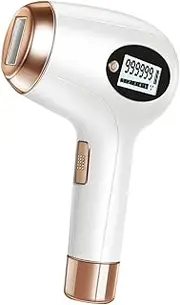 Permanent IPL Laser Hair Removal for Ladies, 999999 Flashes, 5 Levels of Energy, 2 Flashing Modes, Home Hair Removal Device