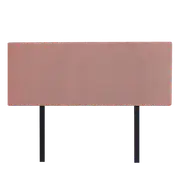 Linen Fabric Queen Bed Deluxe Headboard Bedhead - Pearl Copper Brown