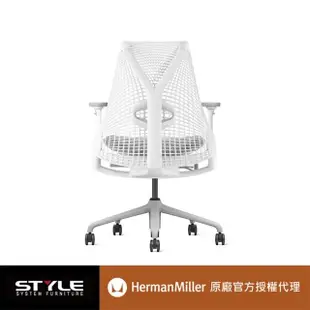 【Herman Miller】Sayl 全功能-白框/灰座 l 原廠授權商世代家具(人體工學椅/辦公椅/主管椅)