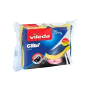 Vileda Glitzi for Glass Ceramic Twin Pack Scrubbing Sponge