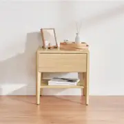 Capsule Bedside Table - Walnut