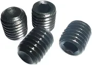 10pcs M2x3/M3x3/M3x4/M4x4mm Alloy Steel Metric Thread Cup Point Grub Screw Inner Hexagon Socket Set Machine Screw Bolts RC Parts (Size : M4x4MM)