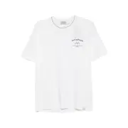 [Paul & Shark] Paul & Shark Logo-embroidered Crew-neck T-shirt L WHITE