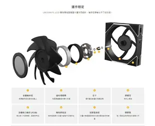 【最高現折268】LIANLI 聯力 UNI FAN TL120 LCD積木風扇 反向葉片 三顆裝含TL控制器 白色/黑色