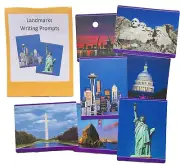 Educational Learning Resource Creative Writing Prompts Grades 4-6 Landmarks