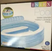 Intex Swim Center Inflatable Family Lounge Pool, 90" X 86" X 31" - Ships Today