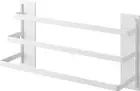 Yamazaki Magnetic towel hanger in front of the washing machine 3 rows white