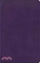 CSB Single-Column Personal Size Bible, Plum Leathertouch