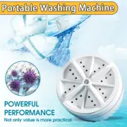 Washing Machine Ultrasonic Camping Washer Mini urbine Portable For USB Travel