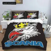 f969 Bed Sheets Eagle Head Truck S-Scania Patterns Comforter Bedding Set,Duvet Cover Bed Set Quilt Cover Pillowcase,King Queen Size Bedding SetBed Sh