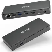 Plugable USB C Docking Station Dual Monitor 2 HDMI Ports, Power Delivery Dock...