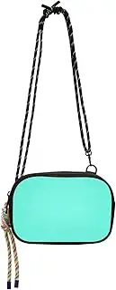 [ODAWA] Salvia Blue Ladies Shoulder Handbags with Zip Pocket and Adjustable Strap Wallet Crossbody Purse for Women
