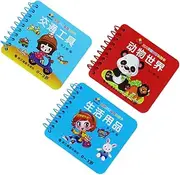 BIUDECO Baby Early Education Books Chinese English Learning Toys Toddlers Play Learning Cards Random Style