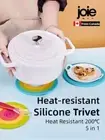 joie Rainbow Trivet Silicone Heat Insulation Pot Mat High Temperature Resistant