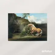 Horse Frightened by a Lion · George Stubbs, 1768 · Giclée Wall Art Print
