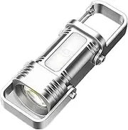 Misaakoeq Key Chain Flashlight - Lightweight Rechargeable Flashlight,Multifunctional Bright Portable Lighting Accessories for Cycling Outdoor Hiking Adventures Camping Safety Warning Everyday Carry