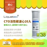 在飛比找樂天市場購物網優惠-【LIQUATEC】壓縮活性碳濾心 CTO｜整箱 20支｜美