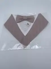 Pink Tuxedo Dog Bandanna -Small