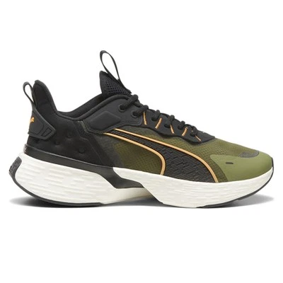 PUMA Softride Sway Lace Up Mens Green Sneakers Casual Shoes 37944306