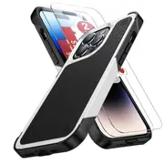 Fashion And Simple Phone Case For iPhone 14 Pro - White and Black