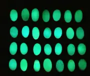 4.4lb 2kg Glow In The Dark Tibetan Wealth God Ancient Luminous Egg Old Dzi Bead