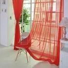 Fashion Curtain Room Panel Scarf Tulle Voile 2m * 1m Colorful Divider Door