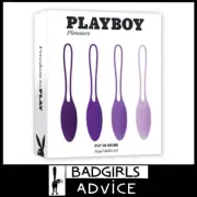 Playboy Pleasure Put in Work Kegel balls Weighted Training Bladder Weakness 4 K