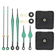 2Set Quartz Clock Movement 1/2" Movement Shaft for 2-3mm Clock Dial Thick Green