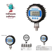 3-1/8" Dial Size, Digital Pressure Gauge, 0-5000psi/bar/Mpa/Kpa, 1/4" NPT Low...