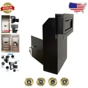 Premium Locking Door Drop Box for Mail & Key Collection - 600 Cu. In. Capacity