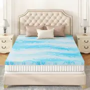 Mattress Topper Twin - 2 Inch Memory Foam Mattress Topper Cooling Gel Infusion