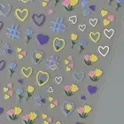 Tulip Nail Sticker Decal Nail Art Sticker for Nail Art Decoration