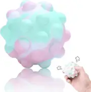 Xqday Push Bubble Pop It Stress Ball,toy Squeeze Ball,silicone 3d Fidget Ball Pop It