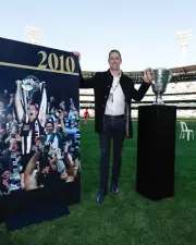 Collingwood magpies AFL FOOTBALL PREMIERS TEAM player POSTER,BARGAIN 7