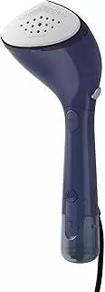 [Philips] 7000 Series Handheld Steamers - 1500 W, 28 g/min Continuous Steam. Optimal Temperature. Metal Soleplate, 100 ml Removable Tank. Travel Bag Included, Deep Azur (STH7020/20)